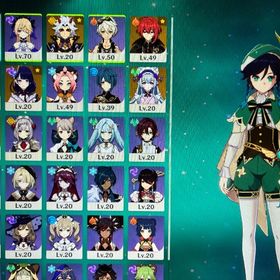 ウェンティ+餅武器など 初期垢 | 原神のアカウントデータ、RMTの販売・買取一覧