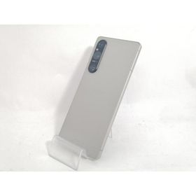 【中古】SONY au 【SIMフリー】 Xperia 1 V プラチナシルバー 12GB 256GB SOG10【柏】保証期間１ヶ月【ランクC】