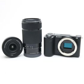 《並品》SONY VLOGCAM ZV-E10 II ダブルズームレンズキット ZV-E10M2X B
