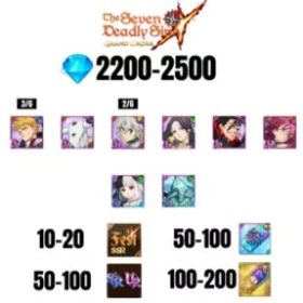 [海外] 2200-2500 虹のダイヤ |トリスタン |ゼルドリス デーモン キング・ニュー |SKULD |6 FEST UR |10-20 フェスト SSR |30-70 UR/SSR |50-100 枚 SSR