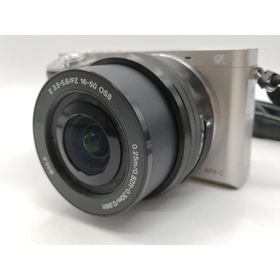 【中古】SONY α6000 パワーズームレンズキット ILCE-6000L シルバー【川崎駅前】保証期間１ヶ月【ランクB】