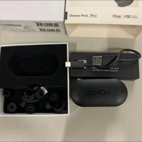 Q3190 DENON PerL Pro ワイヤレスイヤホン ブラック