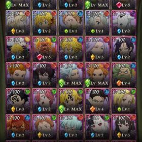 やらなくなったので譲ります大切にしてたアカウントなのでぜひ楽しんでください | グラクロのアカウントデータ、RMTの販売・買取一覧