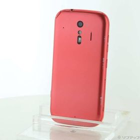 〔中古〕FUJITSU(富士通） らくらくスマートフォン 32GB ピンク F-42A docomoロック解除SIMフリー〔262-ud〕