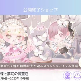 微睡む蝶と夢幻の骨董店 【バラ売り】⏦ﾟ | ポケコロツイン(ポケツイ)のアカウントデータ、RMTの販売・買取一覧