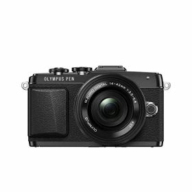 【中古】【1年保証】【美品】OLYMPUS PEN Lite E-PL7 EZレンズキット ブラック