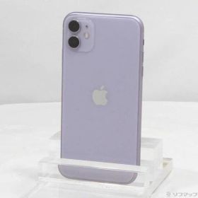 〔中古品〕 iPhone11 64GB パープル MWLX2J／A SIMフリー【377】