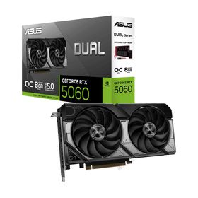 ASUS NVIDIA GeForce RTX 5060 OC Edition オーバークロック グラフィックボード DUAL-RTX5060-O8G ＜新品＞ [94870]