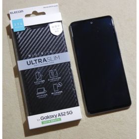 美品 Galaxy A52 5G(SC-53B) SIM Free ケース付(スマートフォン本体)
