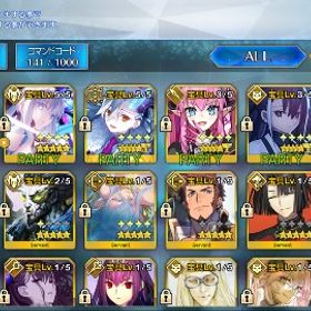 幻想の姫凸リリス宝具5 オルガマリー宝具5 モルガン宝具5聖晶石換算900 アカウント | FGOのアカウントデータ、RMTの販売・買取一覧