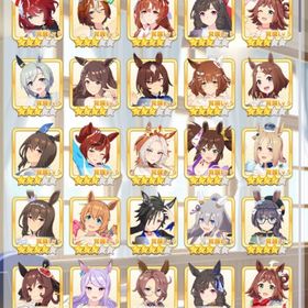 チームランクUA3 完凸サポカ50種SSR完凸アーモンドアイ・SSR完凸タッカーブラインなど 引退垢 | ウマ娘のアカウントデータ、RMTの販売・買取一覧