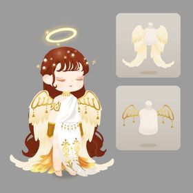 煌びやかな翼 &金の翼装飾 | リヴリーアイランドのアイテム、RMTの販売・買取一覧