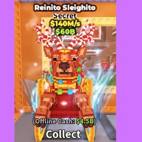 【$140M/s】Reinito Sleighito ブレインロットを盗む | ロブロックス(ROBLOX)のアカウントデータ、RMTの販売・買取一覧
