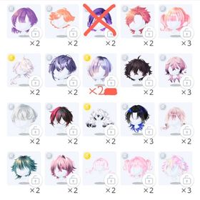 髪 バラ売り | ポケコロツイン(ポケツイ)のアカウントデータ、RMTの販売・買取一覧