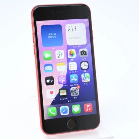 【美品】SIMフリー iPhone SE 第２世代 128GB レッド