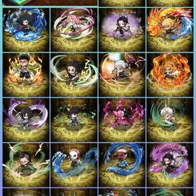 初期垢✨️虹結晶3594+鬼滅の刃 22種フルコンプ+運アップ 64体分 | ポコダン(ポコロンダンジョンズ)のアカウントデータ、RMTの販売・買取一覧