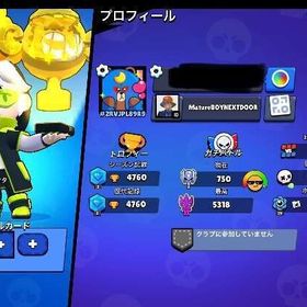 サブ垢引退🔥 | ブロスタ(ブロウルスターズ)のアカウントデータ、RMTの販売・買取一覧