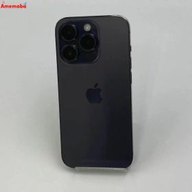 【中古】iPhone14 Pro 1TB ディープパープル MQ313J/A Apple版SIMフリー