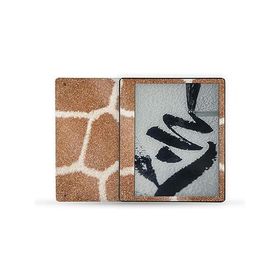 MightySkins Glossy Glitter Skin Compatible with Kindle Scribe (2022) Full Wrap - Giraffe Print | Protective High-Gloss Glitter Finish | Ea_並行輸入