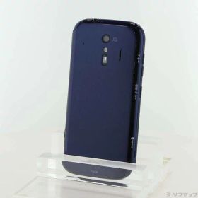 【中古】FUJITSU(富士通） らくらくスマートフォン 32GB ネイビー F-42A docomoロック解除SIMフリー 【295-ud】