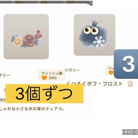 くつろぐポフ・フロスト 木の実のティアラ 3個ずつ | リヴリーアイランドのアイテム、RMTの販売・買取一覧