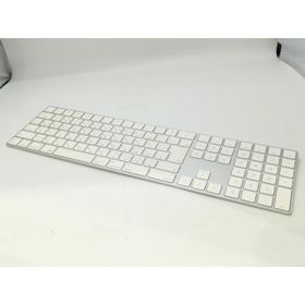 【中古】Apple Magic Keyboard（2017/テンキー付き/A1843） - 日本語（JIS） シルバー MQ052J/A【浜松駅前】保証期間１週間