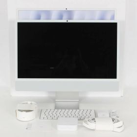 【美品】Apple iMac MWUC3J/A シルバー 24インチ Retina 4.5Kディスプレイモデル M4チップ 8コアGPU 256GB SSD 16GBメモリ アイマック 本体 【中古】