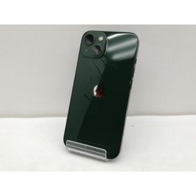 【中古】【赤ロム保証あり】Apple au 【SIMフリー】 iPhone 13 128GB グリーン MNGG3J/A【仙台イービーンズ】保証期間１ヶ月【ランクC】