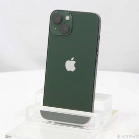 〔中古〕Apple(アップル) iPhone13 128GB グリーン MNGG3J／A SIMフリー 〔ネットワーク利用制限▲〕〔262-ud〕