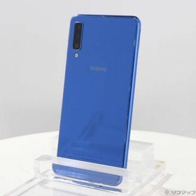 〔中古〕SAMSUNG(サムスン) GALAXY A7 64GB ブルー SM-A750C 楽天 SIMフリー〔377-ud〕