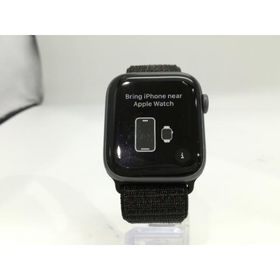 【中古】Apple Apple Watch Series4 44mm GPS スペースグレイアルミニウム/ブラックスポーツループ MU6E2J/A【浜松駅前】保証期間１ヶ月【ランクB】