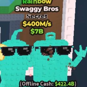 🔥破格🔥 Swaggy Bros レインボー🌈 400M | ロブロックス(ROBLOX)のアカウントデータ、RMTの販売・買取一覧
