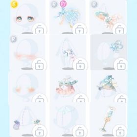 セイレーン・フェリシテ 30点セット | ポケコロツイン(ポケツイ)のアイテム、RMTの販売・買取一覧