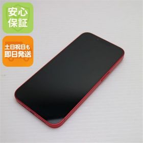 アップル(Apple)の超美品 SIMフリー iPhone14 128GB レッド M777(スマートフォン本体)