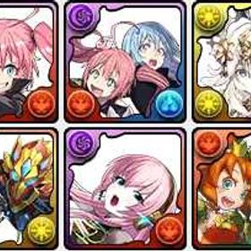 本宮大輔&ブイモン(究極)+ミリム+ミリム&リムル+テミス+フリッグ1凸+ウルフデイトナ+巡音ルカ( | パズドラ(パズル＆ドラゴンズ)のアカウントデータ、RMTの販売・買取一覧