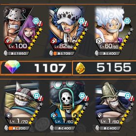 【新超フェス】勝者島ロー82lv／ニカ‼️／くまボニー💯｜💎1136｜⚡️欠片5160｜iOS | バウンティラッシュのアカウントデータ、RMTの販売・買取一覧