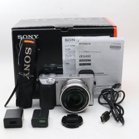 SONY(ソニー) APS-C ミラーレス一眼カメラ α6400 パワーズームレンズキット(同梱レンズ:SELP1650) シルバー ILCE-6400L S