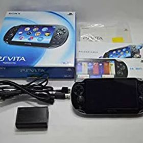 【中古】PlayStation Vita (プレイステーション ヴィータ) Wi‐Fiモデル クリスタル・ブラック (PCH-1000 ZA01) 【メーカー生産終了】 g6bh9ry