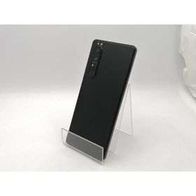 【中古】SONY au 【SIMロック解除済み】 Xperia 1 III フロストブラック 12GB 256GB SOG03【ECセンター】保証期間１ヶ月【ランクB】