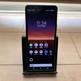 Xperia 10Ⅱ SOV43 ソニー ブラック スマートフォン 黒