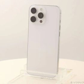 〔中古品〕 iPhone16 Pro Max 256GB ホワイトチタニウム MYWH3J／A SIMフリー【348】