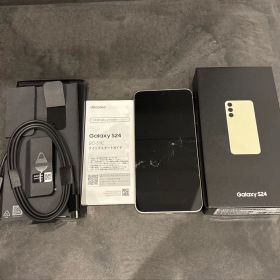 GALAXY S24 256GB アンバーイエロー 画面傷有り