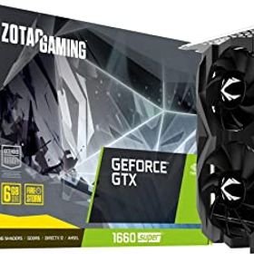 【中古】ZOTAC Gaming GeForce GTX 1660 Super 6GB GDDR6 192ビット ゲームグラフィックカード 超コンパクト ZT-T16620F-10L