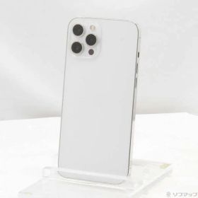 〔中古品〕 iPhone12 Pro Max 256GB シルバー MGD03J／A SIMフリー【344】