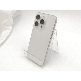 【中古】Apple 国内版 【SIMフリー】 iPhone 15 Pro 128GB ホワイトチタニウム MTU83J/A【ECセンター】保証期間１ヶ月【ランクC】