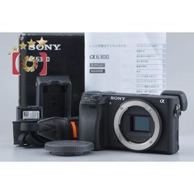 【中古】SONY ソニー α6300 ILCE-6300 ミラーレス一眼カメラ シャッター回数僅少 元箱付き
