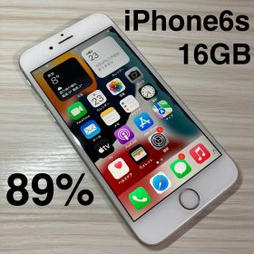 iPhone6s 16GB Silver バッテリー89% SIMフリー