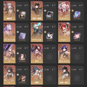 崩壊スターレイル 引退アカウント ★5キャラ×28 ★5光円錐×17