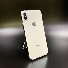 アップル(Apple)の【全額返金保証】【最速発送】Apple iPhone iPhone XS Max 256GB シルバー au 動作確認済(スマートフォン本体)