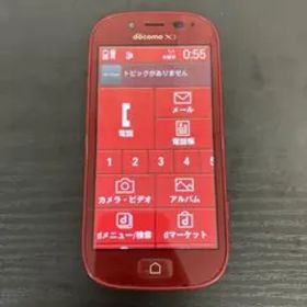 らくらくスマートフォン3 F-06F 8GB レッド